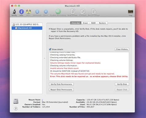 macbook pro disk health checker